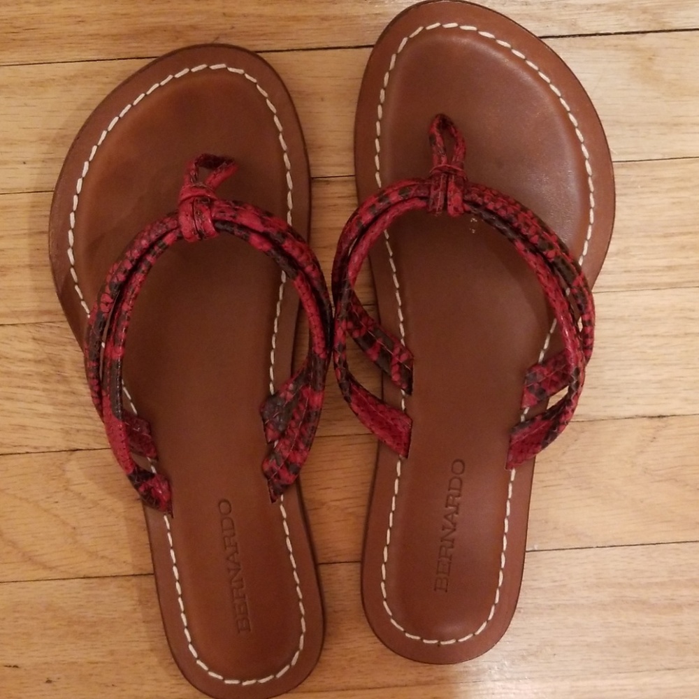 Bernardo Miami Sandal Snakeskin